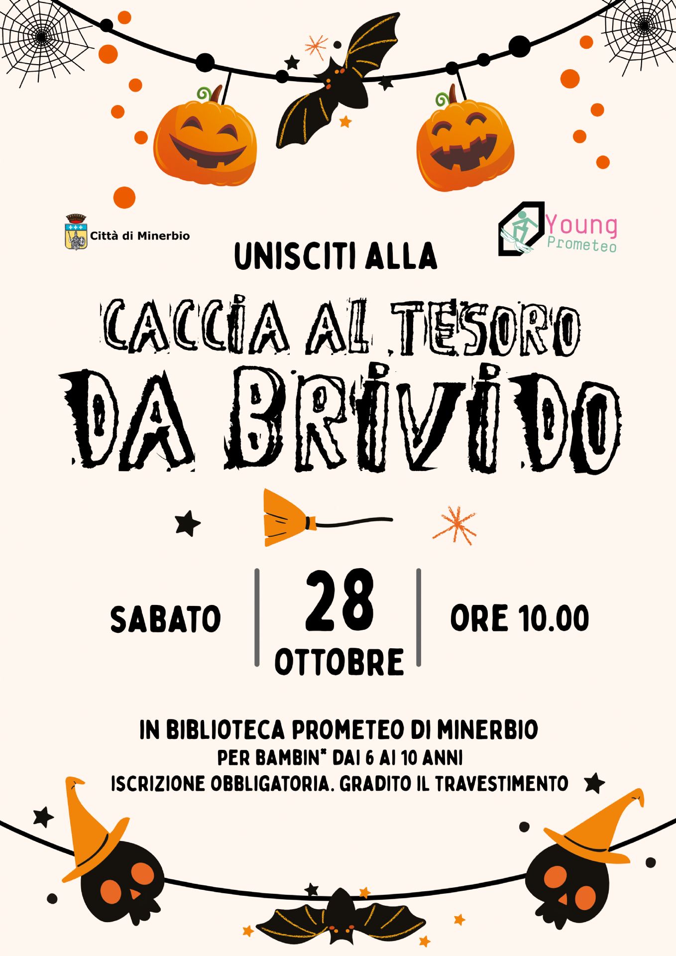 Preparare una caccia al tesoro di Halloween per bambini